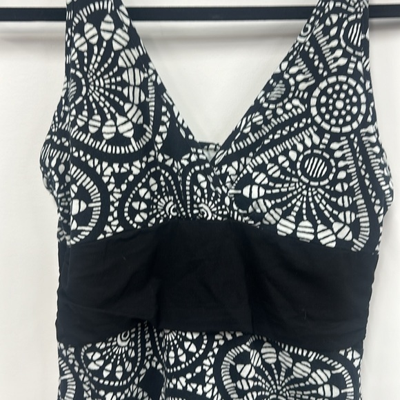 Patagonia Margot black and white print Sleeveless Dress S - Picture 3 of 8